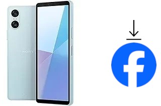 How to install Facebook on a Sony Xperia 10 VI