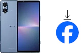 How to install Facebook on a Sony Xperia 5 V