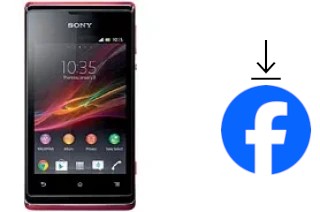 How to install Facebook on a Sony Xperia E