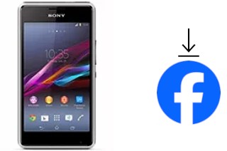 How to install Facebook on a Sony Xperia E1 dual