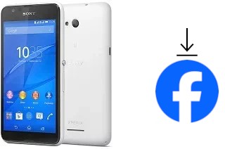 How to install Facebook on a Sony Xperia E4g Dual