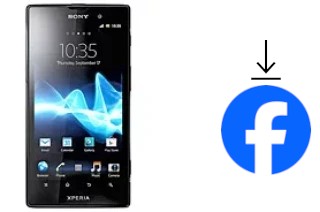 How to install Facebook on a Sony Xperia ion HSPA