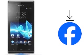 How to install Facebook on a Sony Xperia J