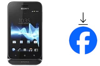 How to install Facebook on a Sony Xperia tipo