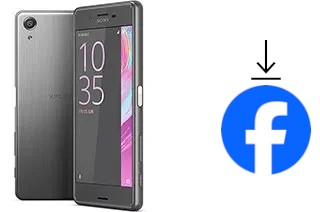 How to install Facebook on a Sony Xperia X Performance