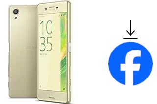 How to install Facebook on a Sony Xperia X