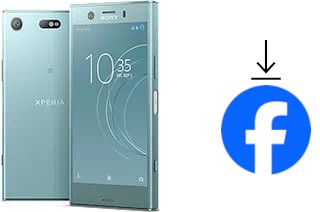 How to install Facebook on a Sony Xperia XZ1 Compact