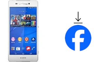 How to install Facebook on a Sony Xperia Z3v