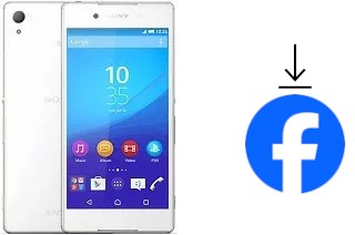 How to install Facebook on a Sony Xperia Z3+ dual