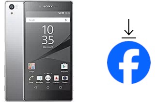 How to install Facebook on a Sony Xperia Z5 Premium