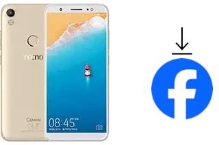 How to install Facebook on a Tecno Camon CM