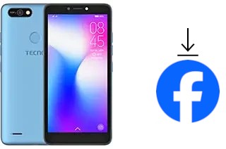 How to install Facebook on a Tecno Pop 2F