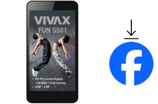 How to install Facebook on a Vivax Fun S501