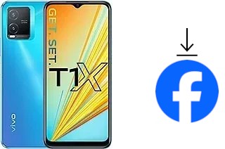 How to install Facebook on a vivo T1x (India)