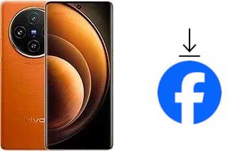 How to install Facebook on a vivo X100