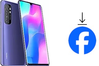 How to install Facebook on a Xiaomi Mi Note 10 Lite