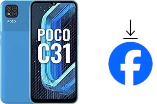 How to install Facebook on a Xiaomi Poco C31