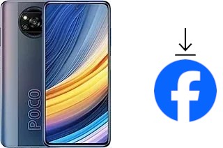 How to install Facebook on a Xiaomi Poco X3 Pro