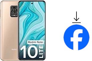 How to install Facebook on a Xiaomi Redmi Note 10 Lite