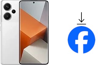 How to install Facebook on a Xiaomi Redmi Note 13 Pro+