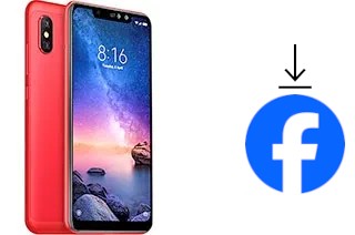 How to install Facebook on a Xiaomi Redmi Note 6 Pro