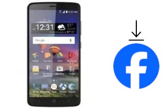 How to install Facebook on a ZTE Max Blue LTE