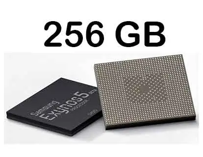 256 GB of internal memory