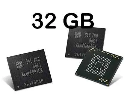 32 GB of internal memory