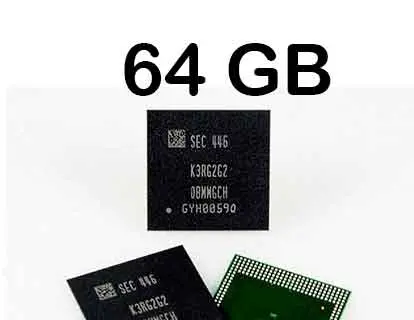 64 GB of internal memory
