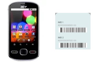 How to find the IMEI code on beTouch E140