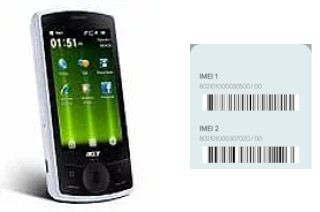 How to find the IMEI code on beTouch E101