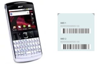 How to see the IMEI code in beTouch E210