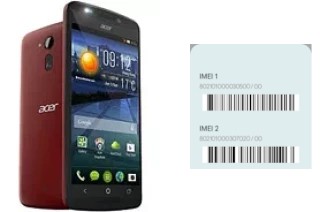 How to see the IMEI code in Liquid E700