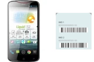 How to see the IMEI code in Liquid S2