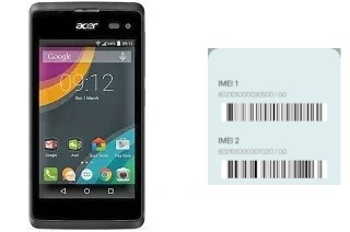 How to find the IMEI code on Liquid Z220