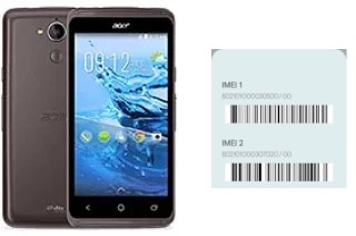 How to find the IMEI code on Liquid Z410