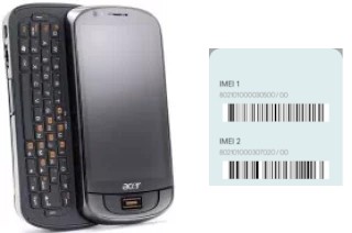 How to find the IMEI code on M900