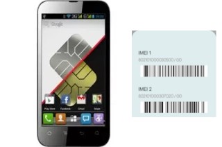 How to find the IMEI code on AX500