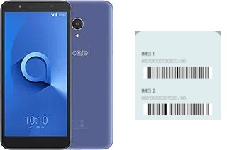 How to find the IMEI code on alcatel 1x