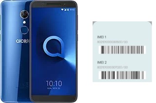 How to find the IMEI code on alcatel 3