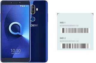 How to see the IMEI code in alcatel 3v