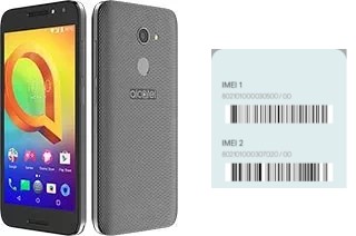 How to find the IMEI code on alcatel A3