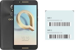 How to find the IMEI code on alcatel A7