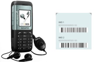 How to see the IMEI code in OT-E805