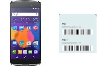 How to find the IMEI code on Idol 3 (4.7)