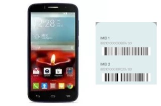 How to see the IMEI code in OneTouch Fierce 2