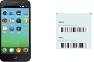 How to see the IMEI code in OneTouch Fire E