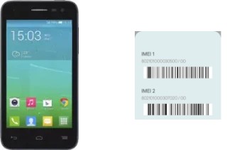 How to see the IMEI code in OneTouch Pop S3