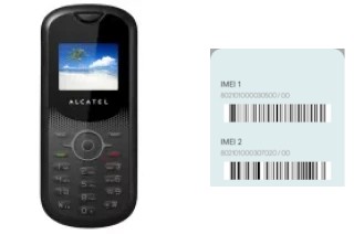 How to see the IMEI code in OT-106