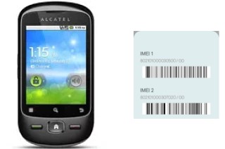 How to find the IMEI code on OT-906